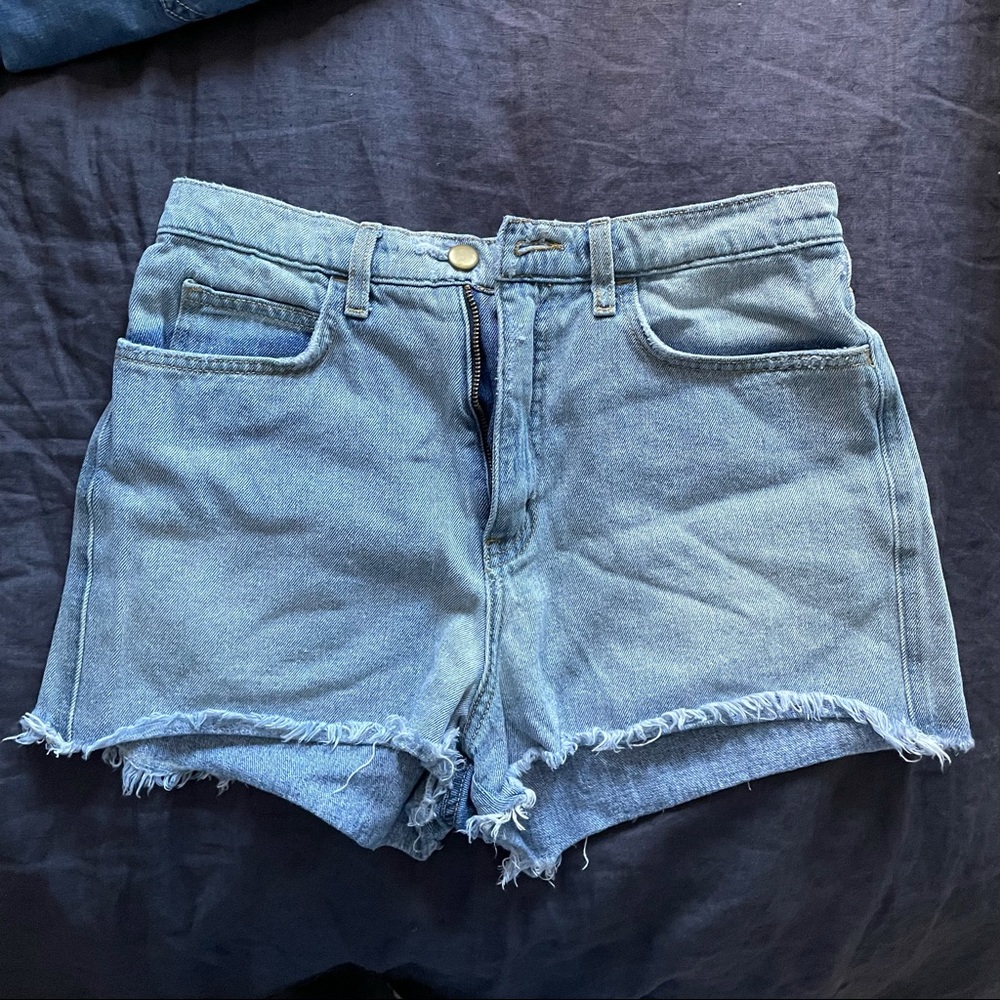 American Apparel Jean Shorts